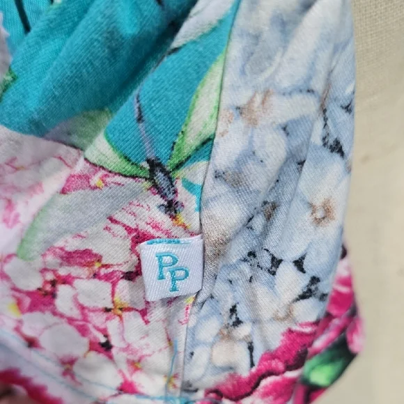 POSH PEANUT Floral Baby Romper with Ruffle Hem. Gently Worn . 0-3 Months - Picture 5 of 7